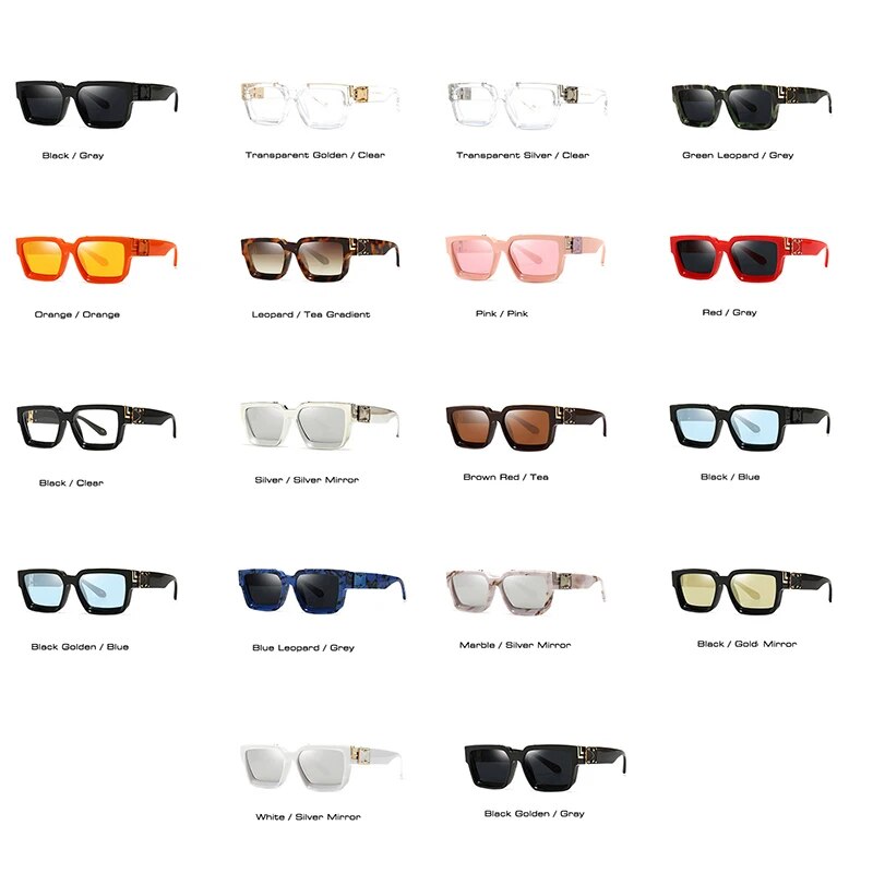 Square Frame UV400 Sunglasses