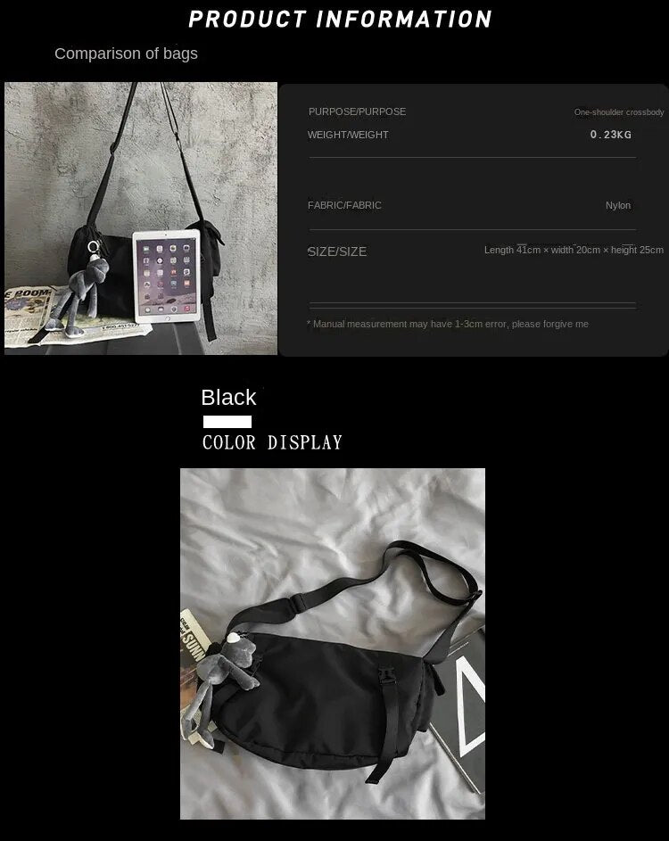 Waterproof Large Capacity Shoulder Bag